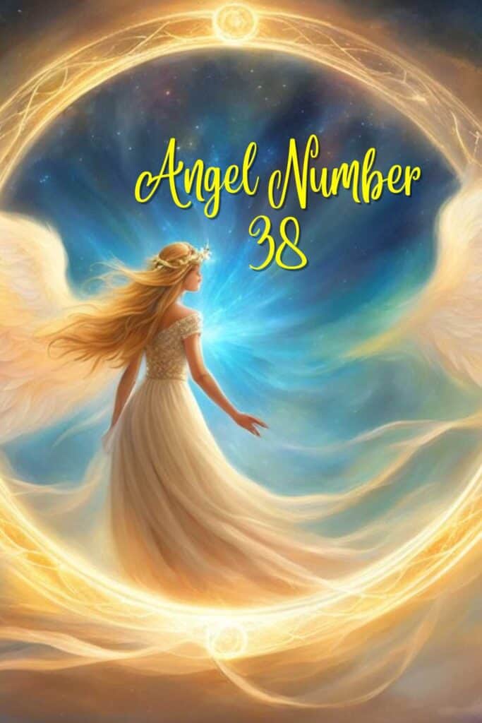Angel Number 38 Pinterest Image