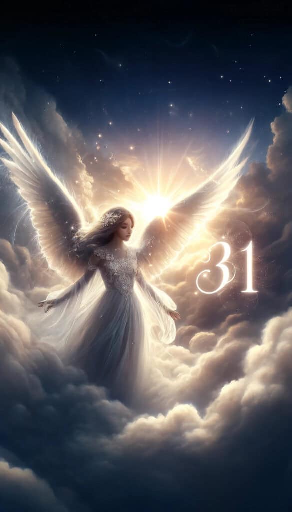angel number 31 pinterest image
